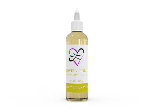 Lovely Gold Exhilarating Hair Oil 4 oz