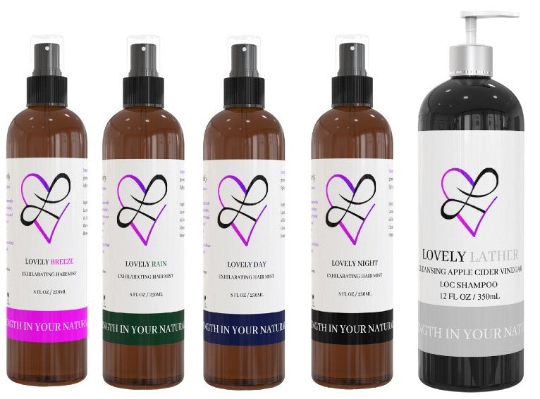 LOVELY STARTER KIT - 4 MISTS & SHAMPOO